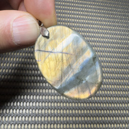 Pendentif en Labradorite - Forme ovale