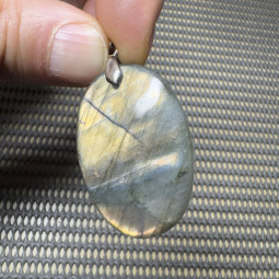 Pendentif en Labradorite - Forme ovale