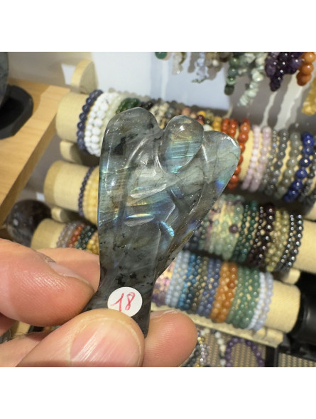 Ange en Labradorite - 6 cm