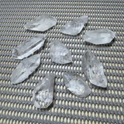 Pointe Biterminée Brute en Cristal de Roche 30 à 40 gr