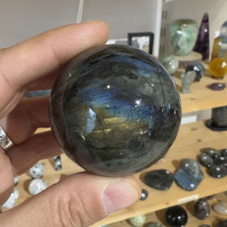 Sphère en Labradorite EXTRA de 56 mm