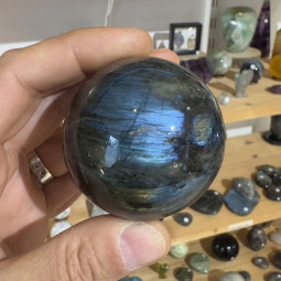 Sphère en Labradorite EXTRA de 56 mm
