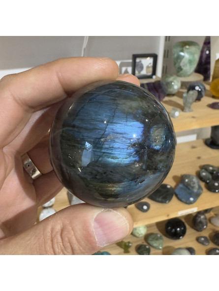 Sphère en Labradorite EXTRA de 56 mm