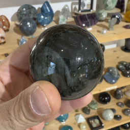 Sphère en Labradorite EXTRA de 56 mm
