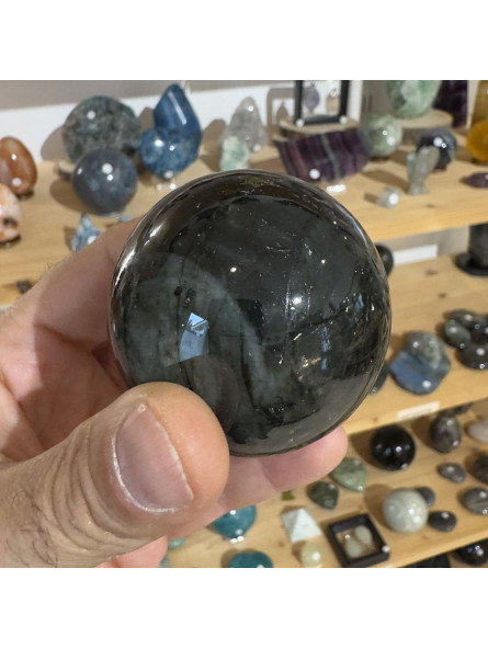 Sphère en Labradorite EXTRA de 56 mm