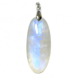Pendentif Cabochon Ovale en Pierre de Lune