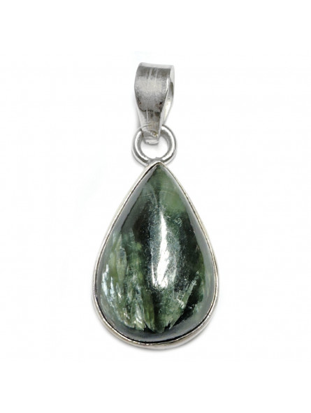 Pendentif en Séraphinite et Argent - 6 grammes
