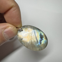 Pendentif en Labradorite - Forme ovale