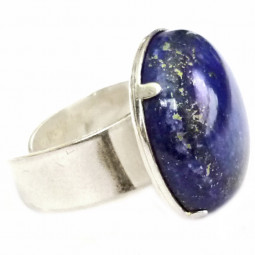 Bague Argent & Lapis-Lazuli