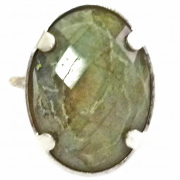 Bague Argent & Labradorite