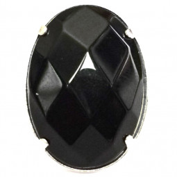 Bague Argent & Onyx