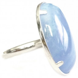 Bague Argent & Calcédoine