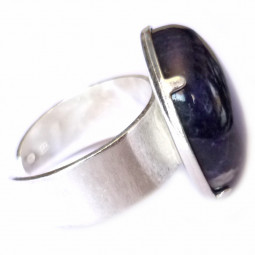 Bague Argent & Sodalite