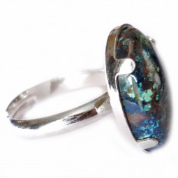 Bague Argent & Chrysocolle