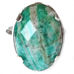 Bague Argent & Amazonite