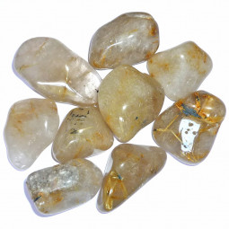 Pierre Roulée de Quartz Rutile