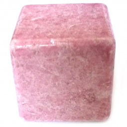 Cube en Rhodonite