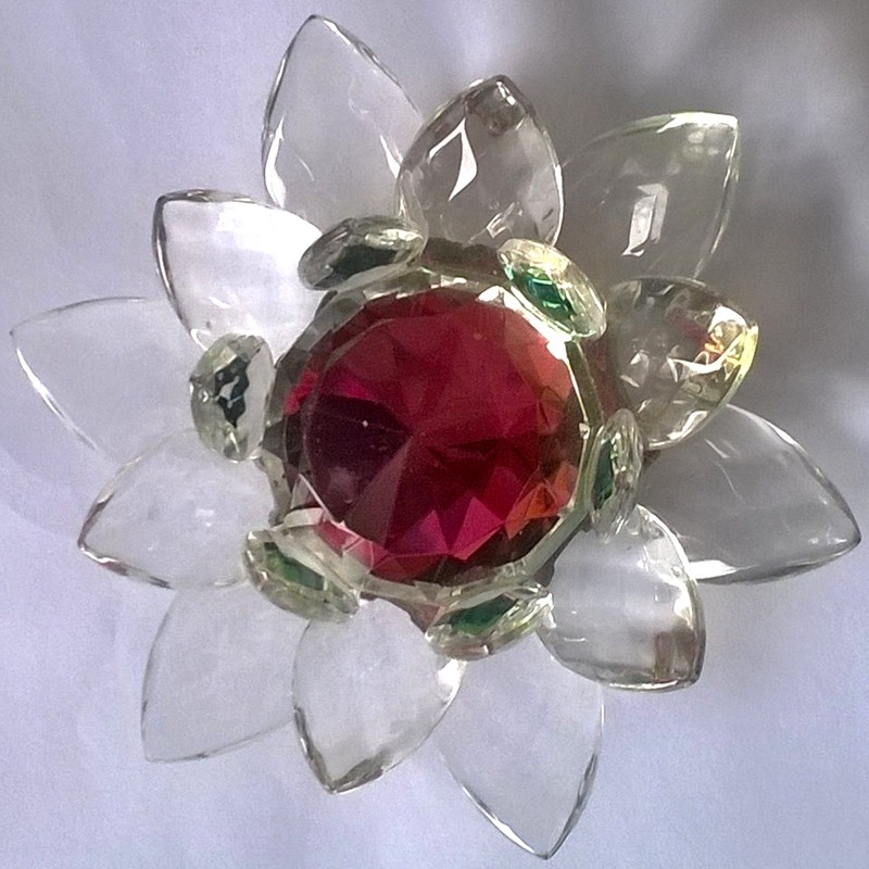 Fleur de Lotus de Cristal Vibrations Cristallines