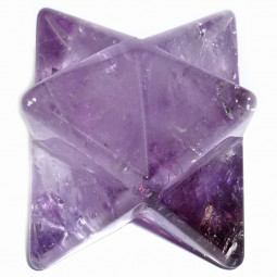 Merkaba en Améthyste Vibrations Cristallines