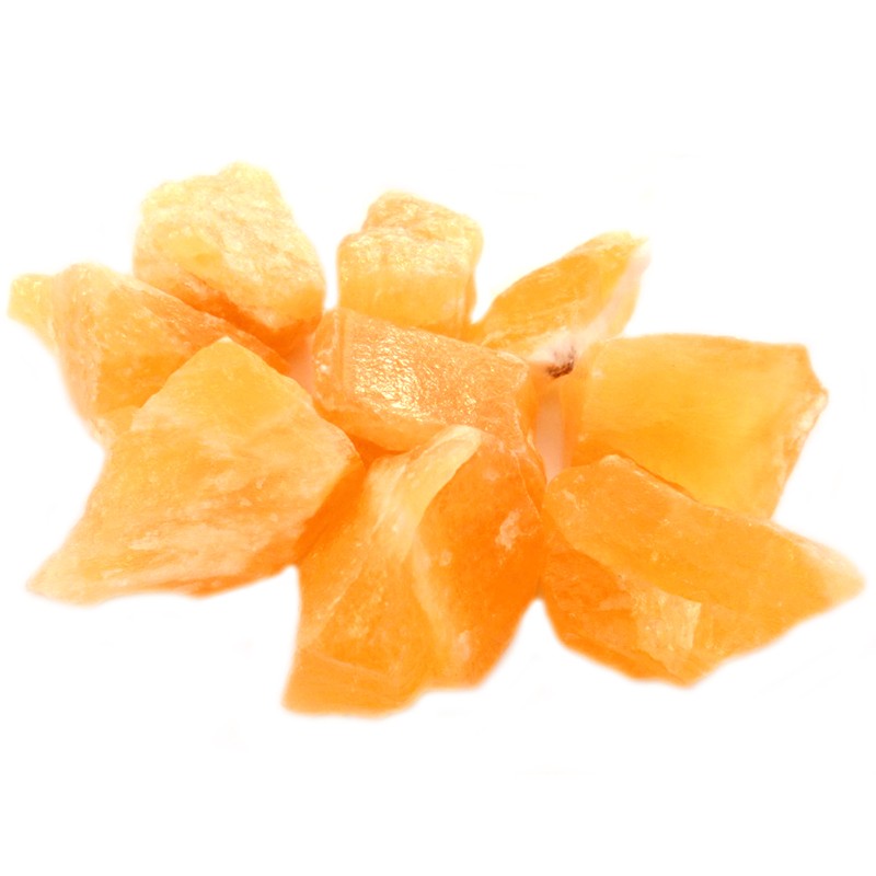 Bloc de Calcite Orange Brute