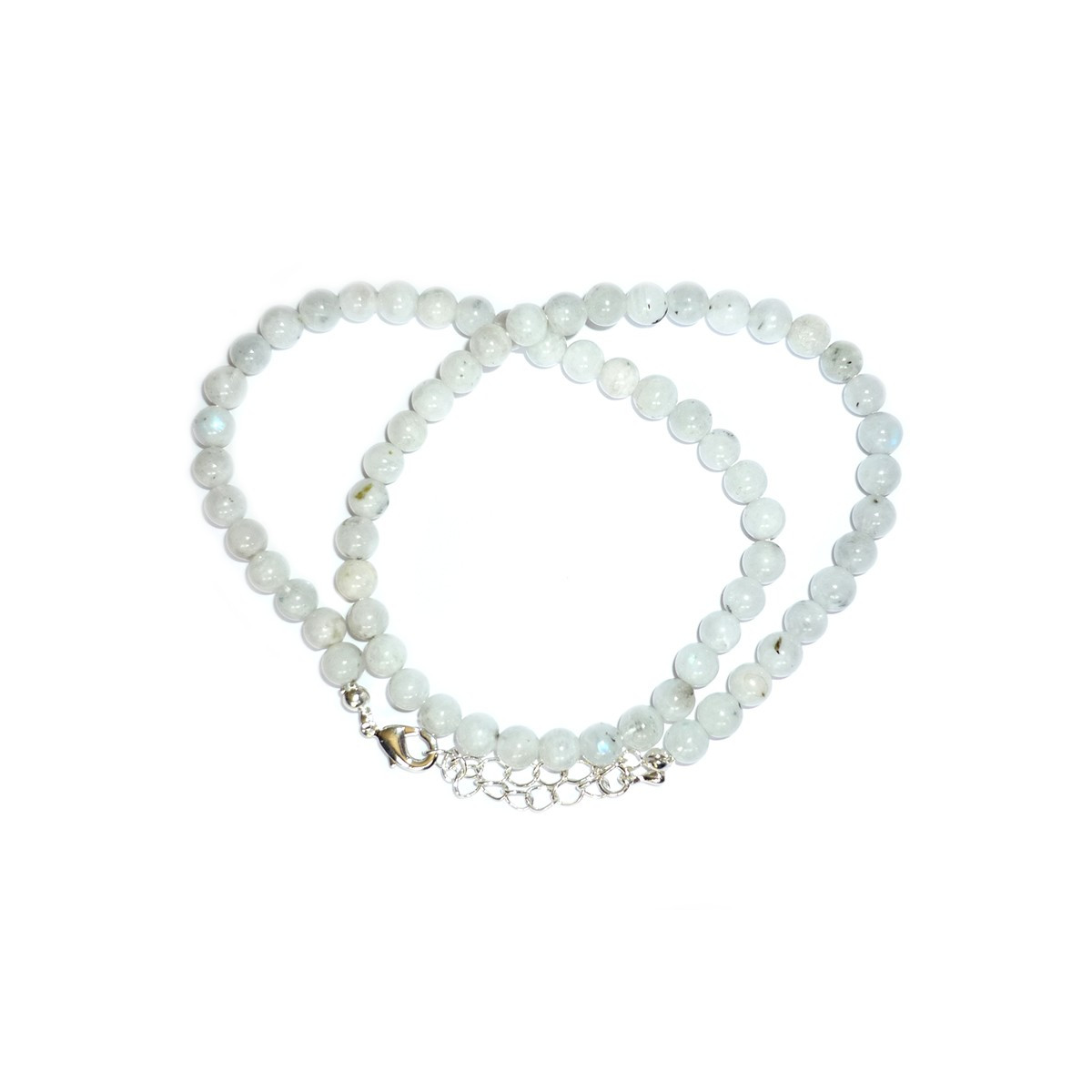 Collier Boules en Pierre de Lune