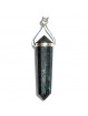 Pendentif en Shungite & Argent en Forme de Pointe