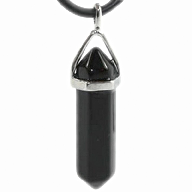 Pendentif Pointe en Onyx