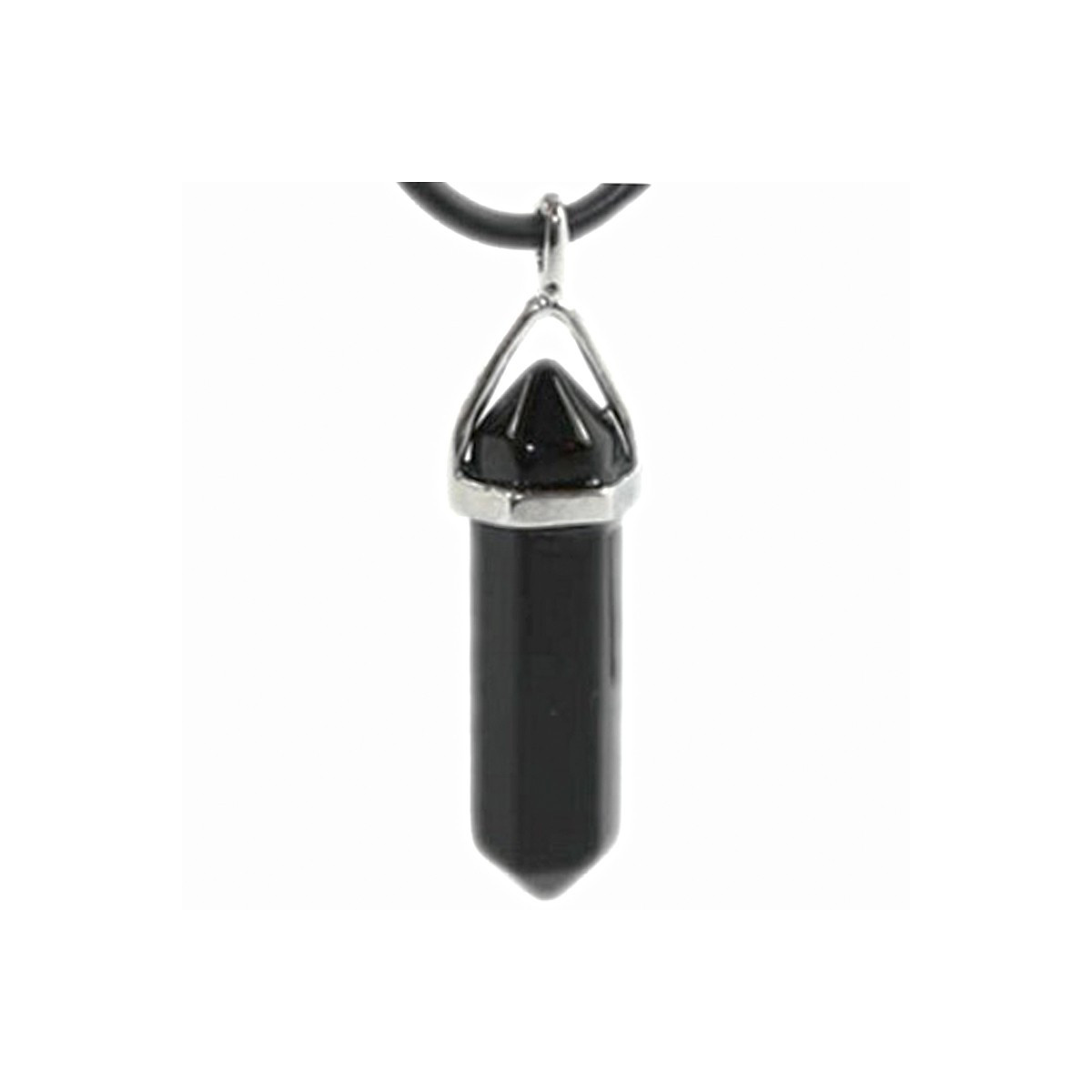 Pendentif Pointe en Onyx