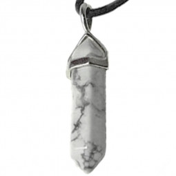 Pendentif Pointe en Howlite