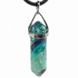 Pendentif Pointe en Fluorite