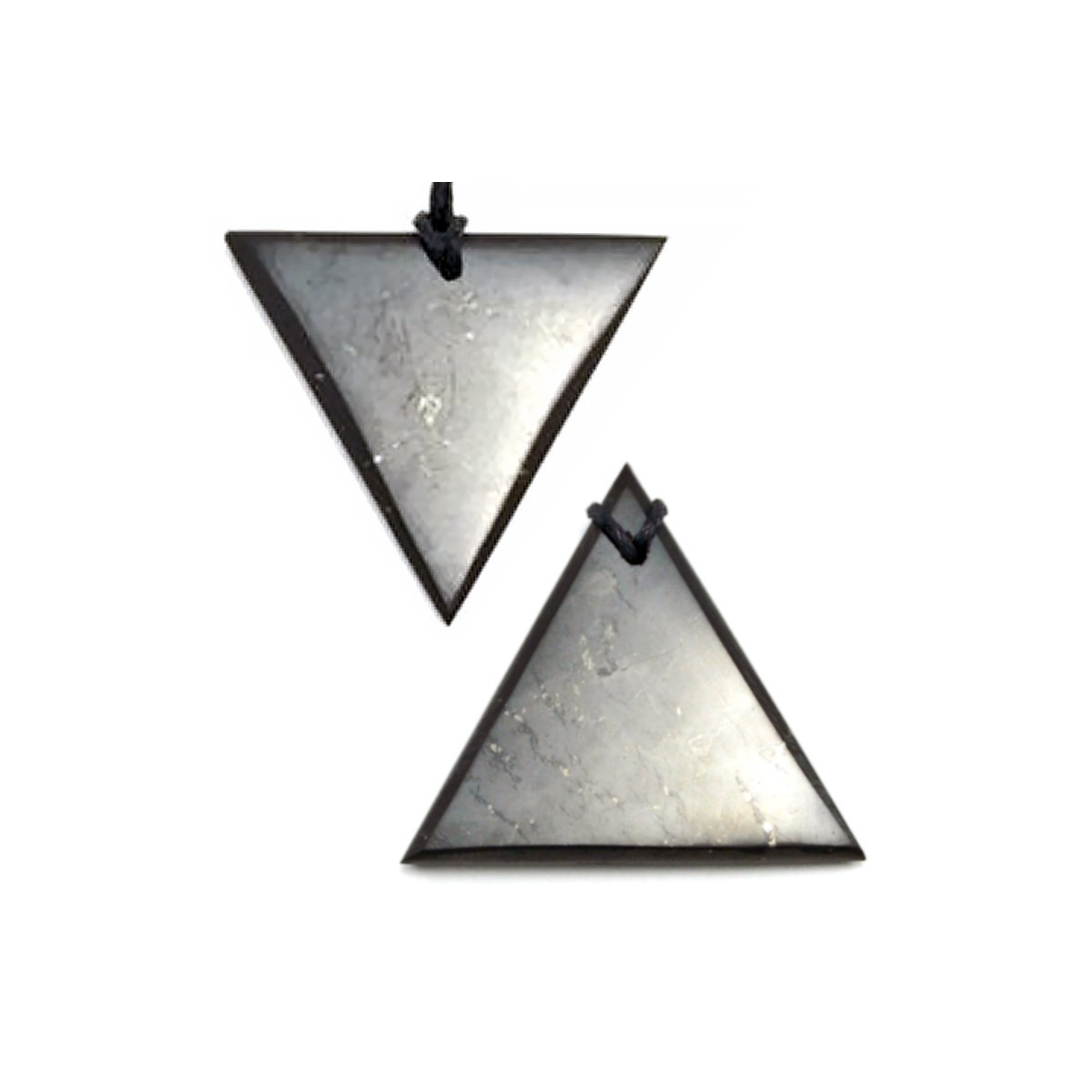 Pendentif Triangle en Shungite
