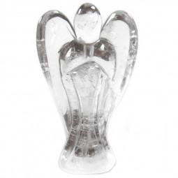 Ange en Cristal de Roche Vibrations Cristallines