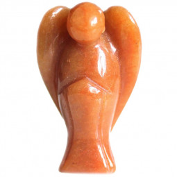 Ange en Aventurine Rouge Vibrations Cristallines