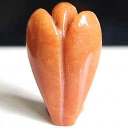 Ange en Aventurine Rouge Vibrations Cristallines