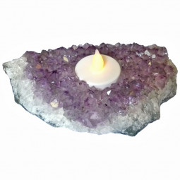 Bougeoir en Améthyste