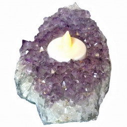 Bougeoir en Améthyste