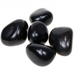 Pierre Roulée d'Agate Noire - Onyx