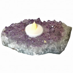 Bougeoir en Améthyste