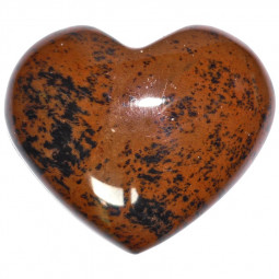 Coeur en Obsidienne Rouge