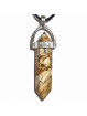Pendentif Pointe en Jaspe Paysage