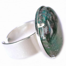 Bague Argent & Chrysocolle