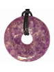 Pendentif Donut en Lépidolite Violette
