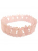 Bracelet en Quartz Rose de Style Maya
