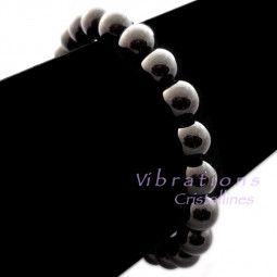 Bracelet Boules en Onyx