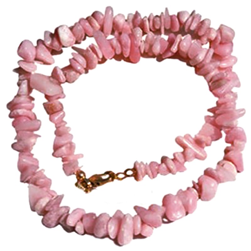 Collier Baroque en Rhodochrosite