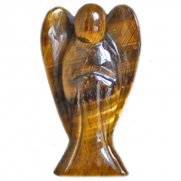 Ange en Oeil de Tigre Vibrations Cristallines