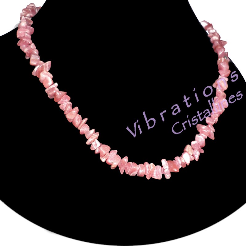 Collier Baroque en Rhodochrosite