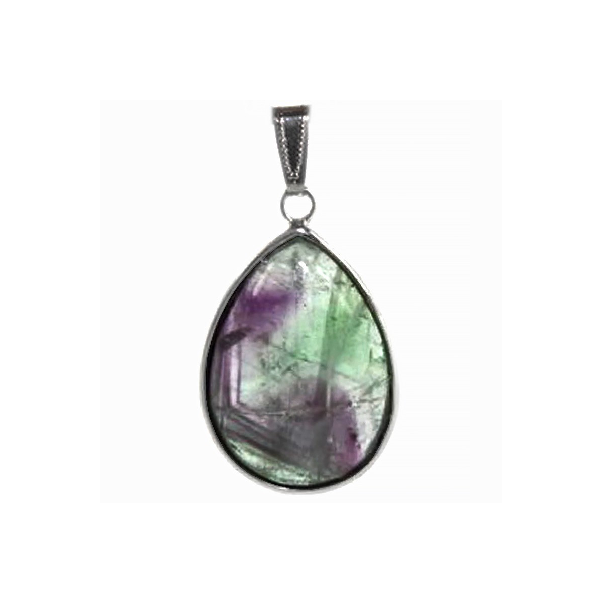 Pendentif Cabochon en Fluorite