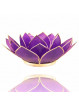 Bougeoir Photophore Lotus Violet or