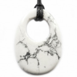 Pendentif Donut en Howlite